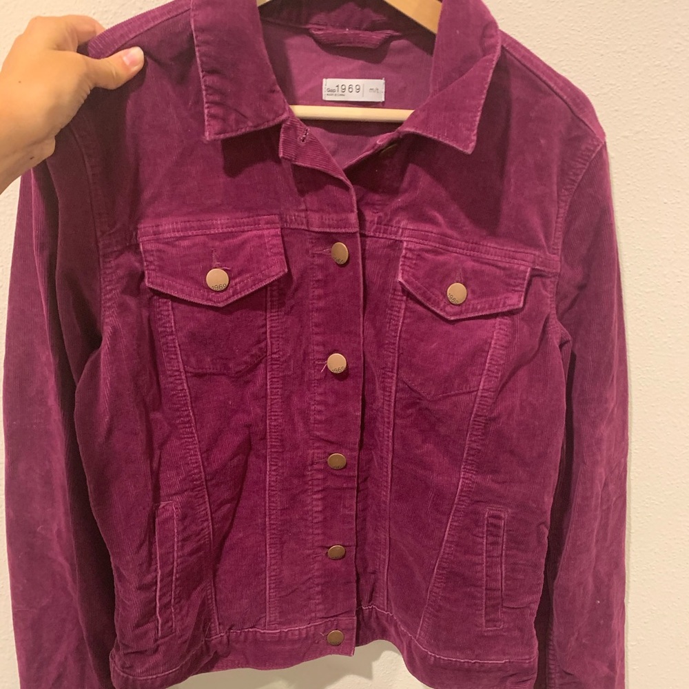 Maroon/burgundy corduroy jacket